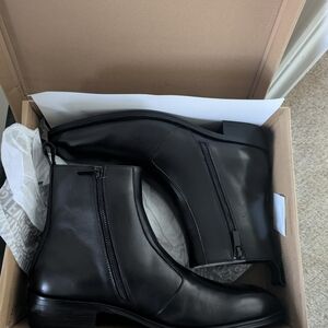 Men's Black Leather Boots